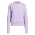 D4T Knit Crew Sweatshirt Women-lilac