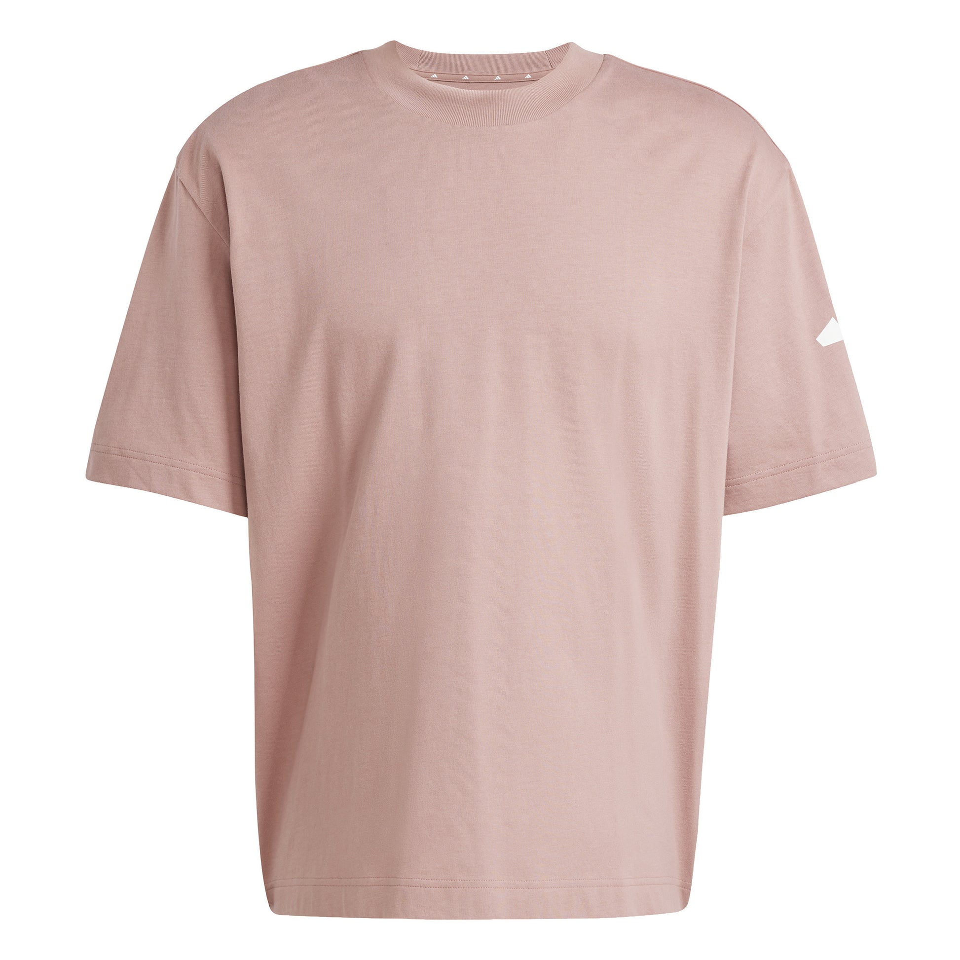 adidas Essentials Loose Fit 3 Bar Logo T-Shirt Men - antique pink,