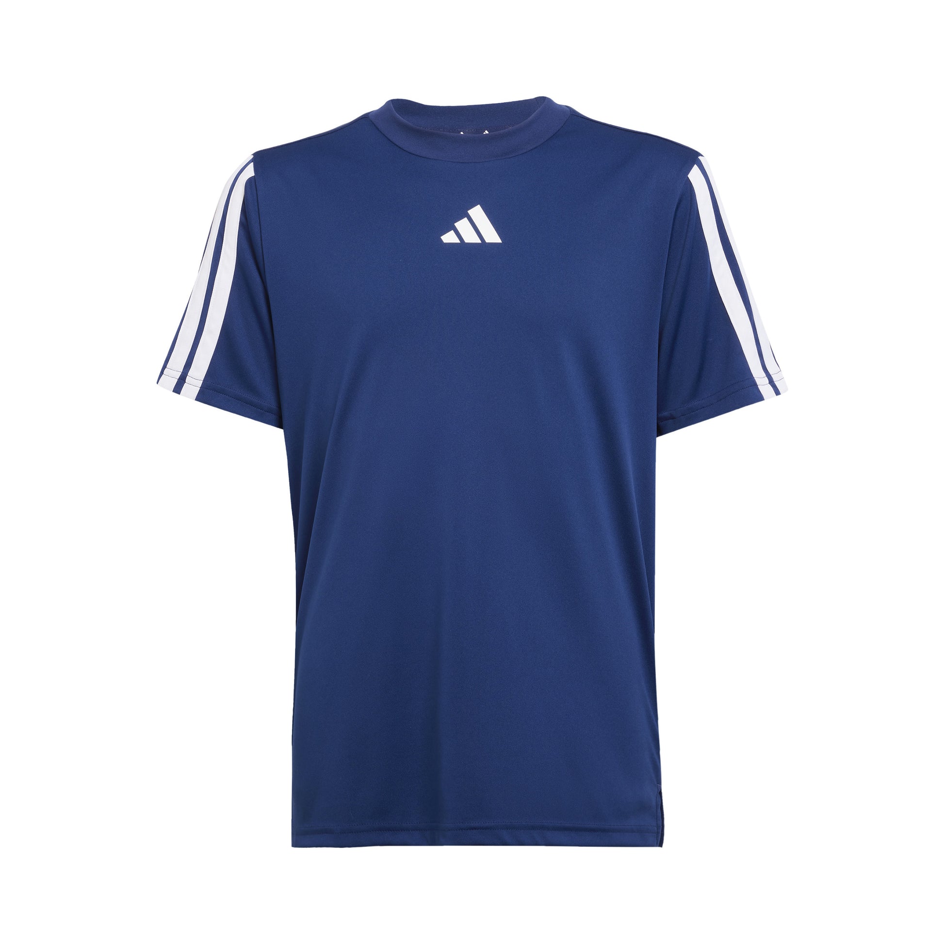 adidas Training Essentials 3 Stripes T-Shirt Kids - dark blue, white