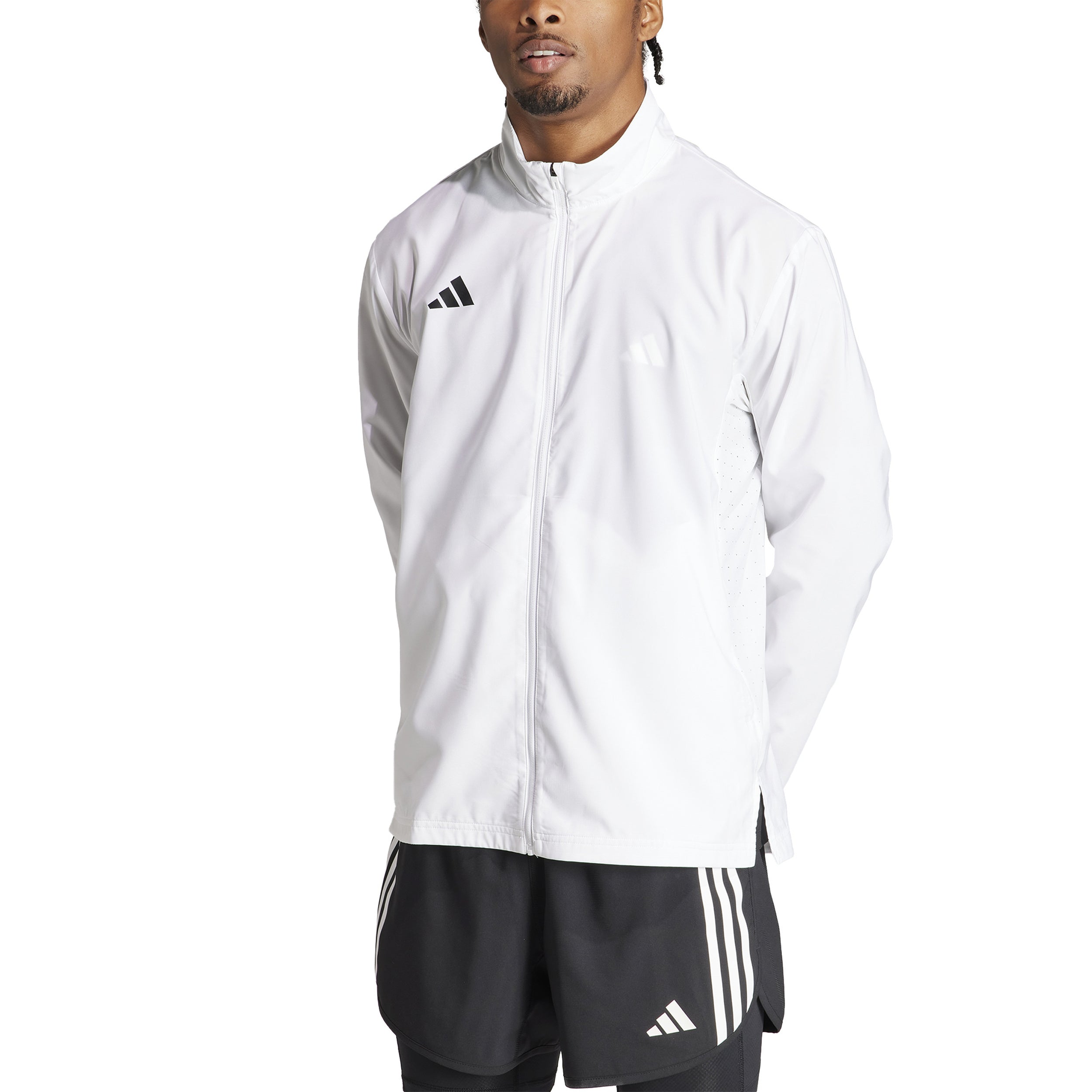  ADIZERO ジャケット M ホワイト Adizero Essential Running Jacket Men-White | Tennis-Point