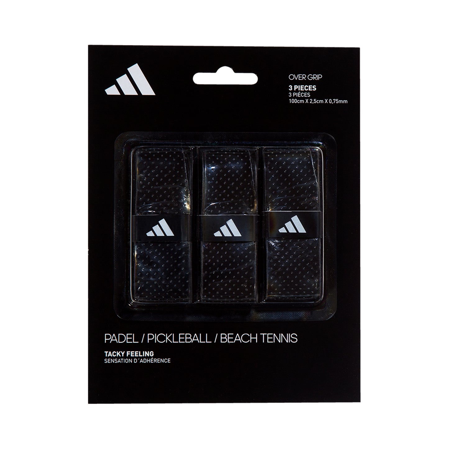 adidas Padel Overgrip 3 Pack-Black