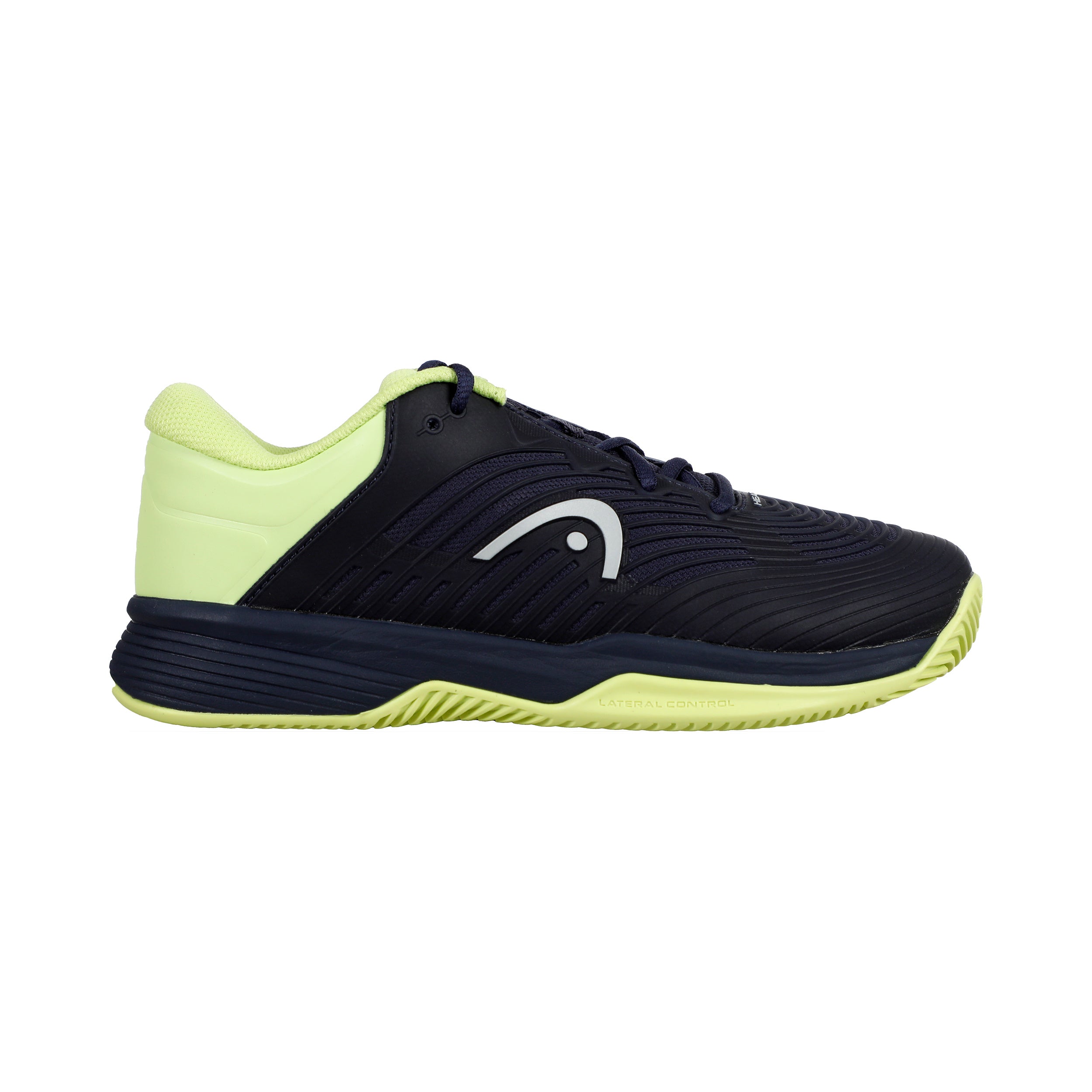 HEAD Revolt Pro 4.5 Clay Court Shoe Kids-Dark Blue,Lime
