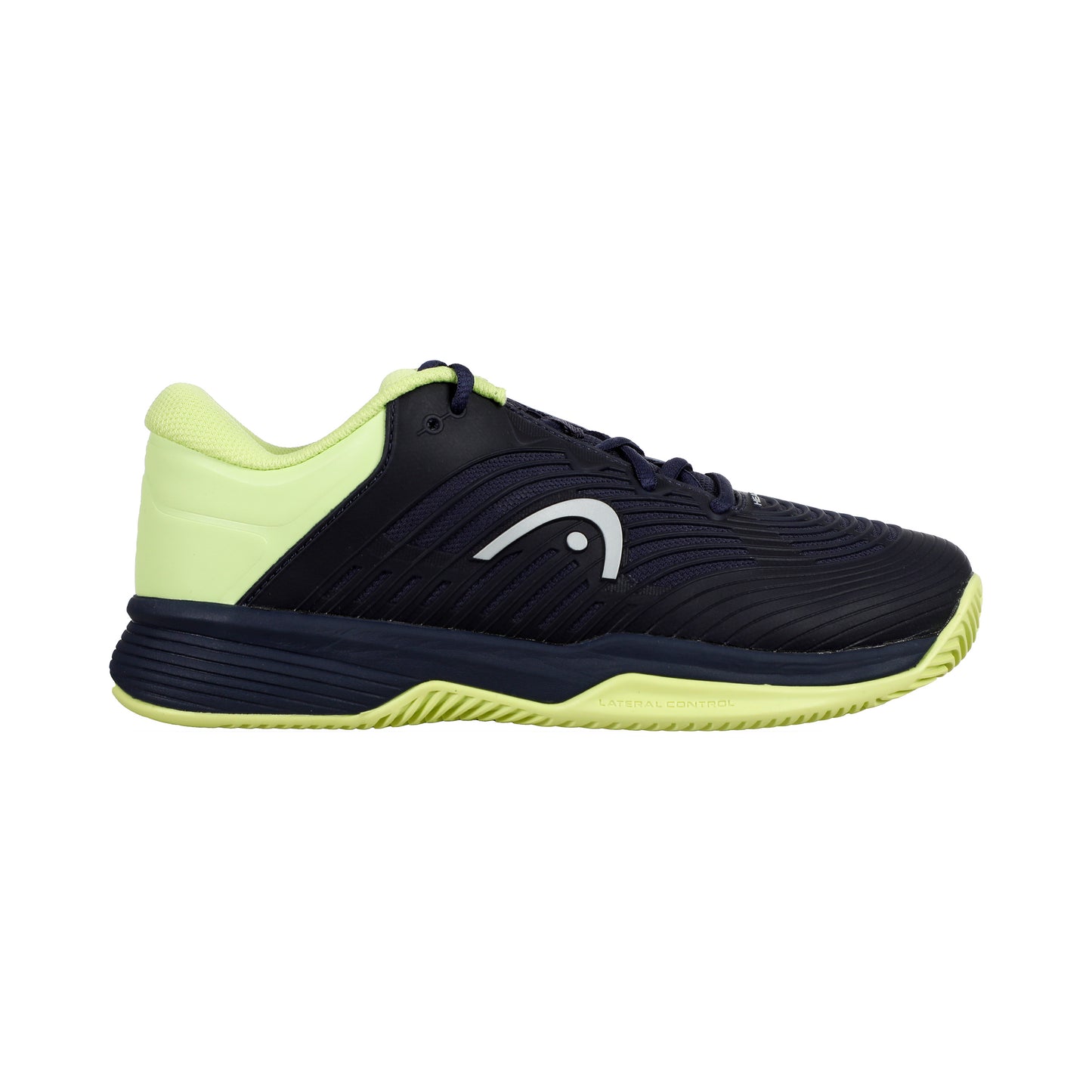 HEAD Revolt Pro 4.5 Clay Court Shoe Kids-Dark Blue,Lime
