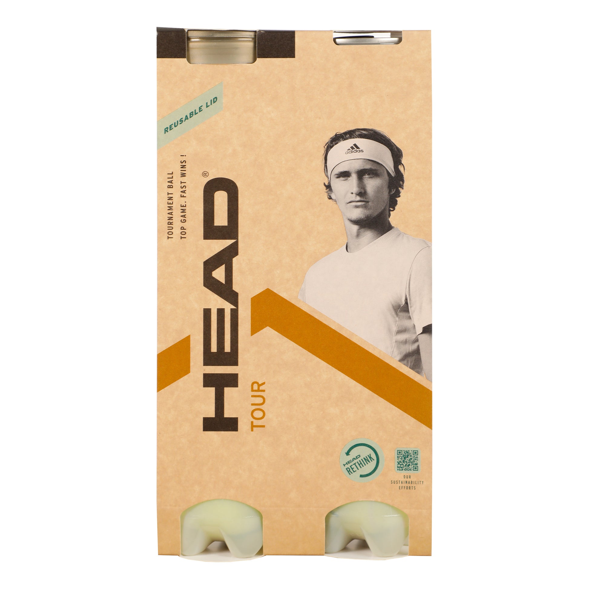 HEAD Tour 2x 4 Ball Tube