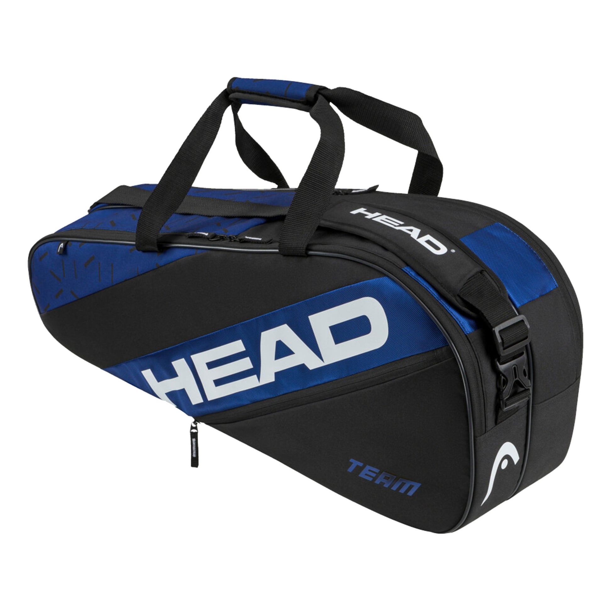HEAD Team Racquet Bag M Racket Bag 6 Pack-Black,Blue