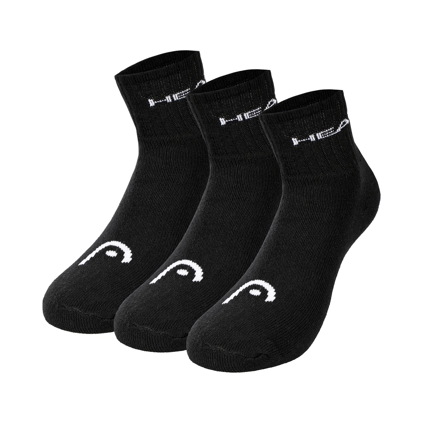 HEAD Short Crew Tennis socks Unisex - black,
