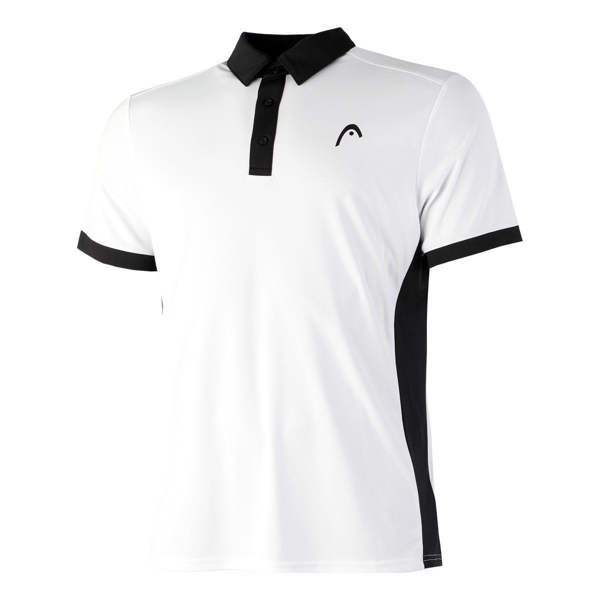 HEAD Slice Polo Men - white, black