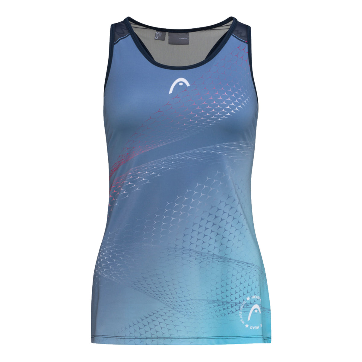 HEAD Play Tech Tank top Women - light blue, white
