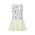 Tennis Dress Girls - green, multicoloured