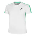 Tie-Break T-Shirt Women - white, green