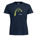 Lara T-Shirt Women - dark blue, yellow
