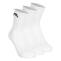 Short Crew Tennis socks 3 Pack Unisex - white,