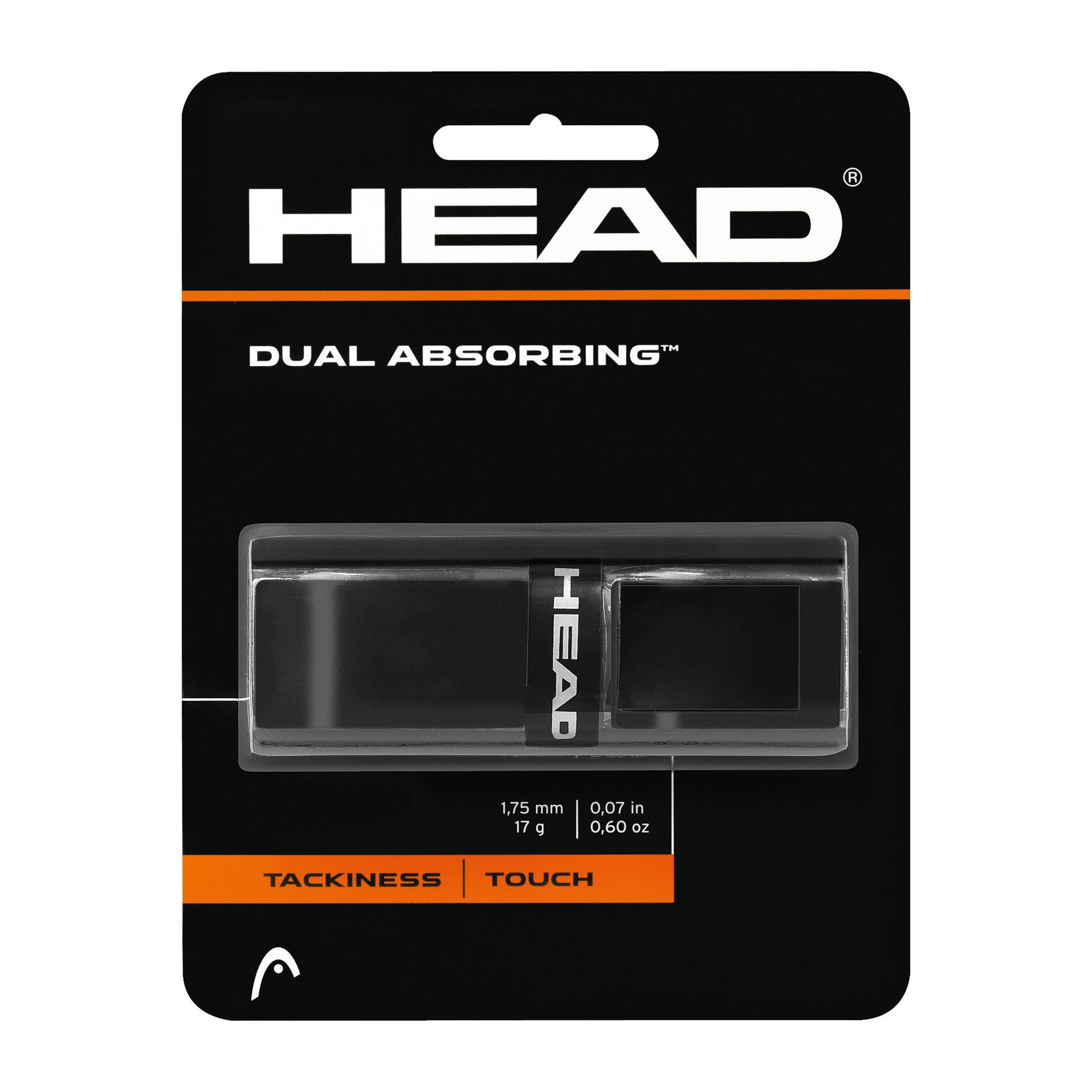 HEAD Dual Absorbing 1 Pack-Black