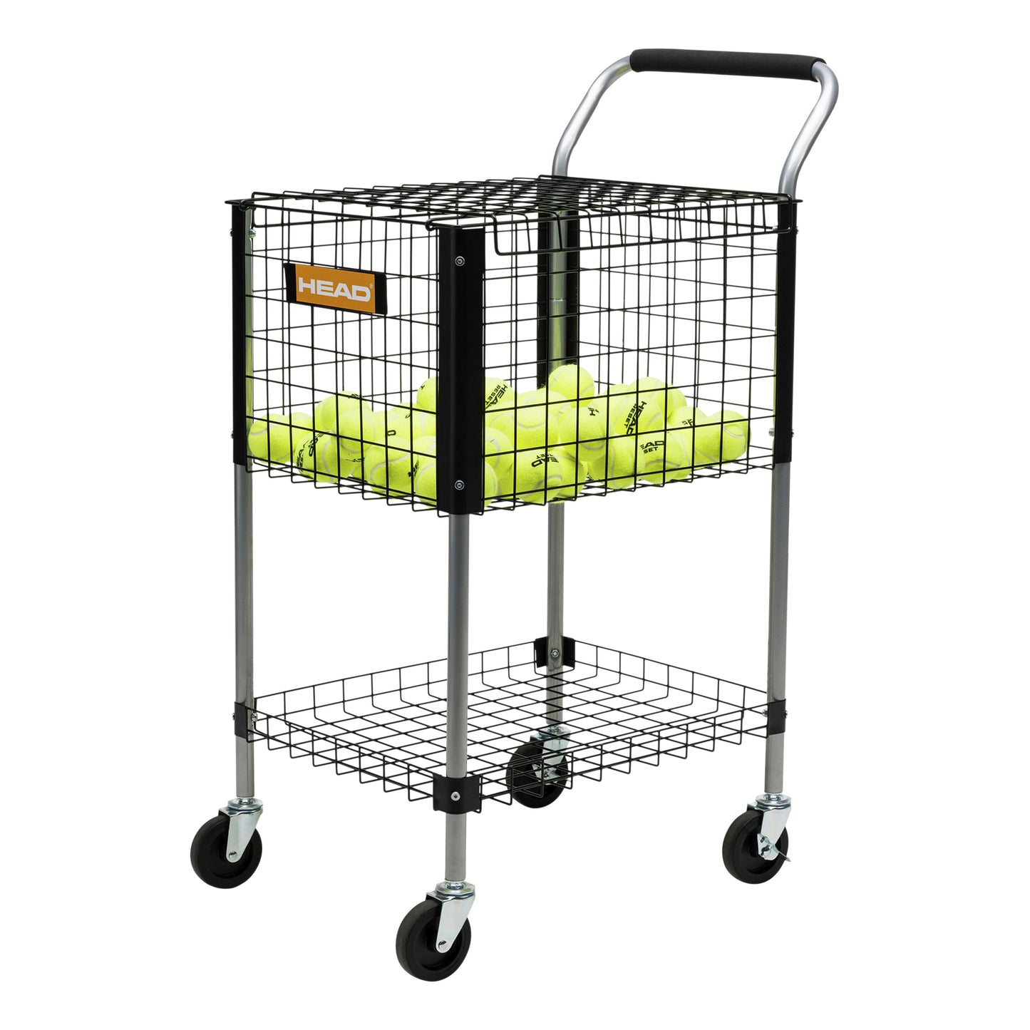 HEAD Ball Cart-Black,Silver