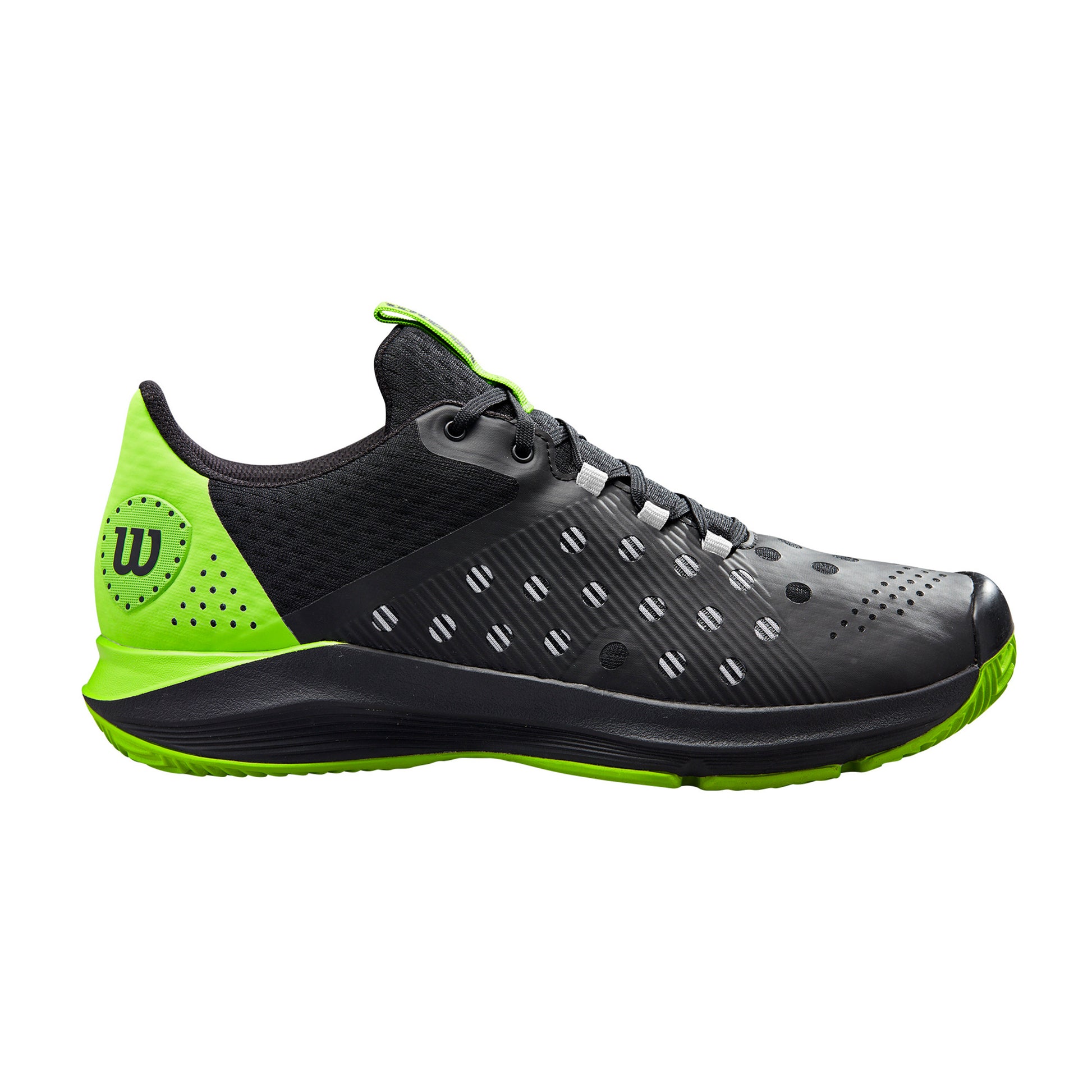 Wilson Hurakn Padel shoe Men - black, neon green