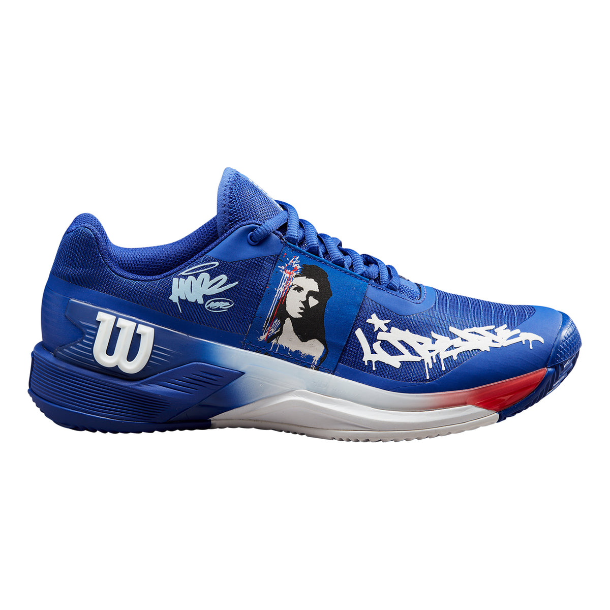 Wilson Pro 4.0 Hope Paris Clay court shoe Men - blue, white