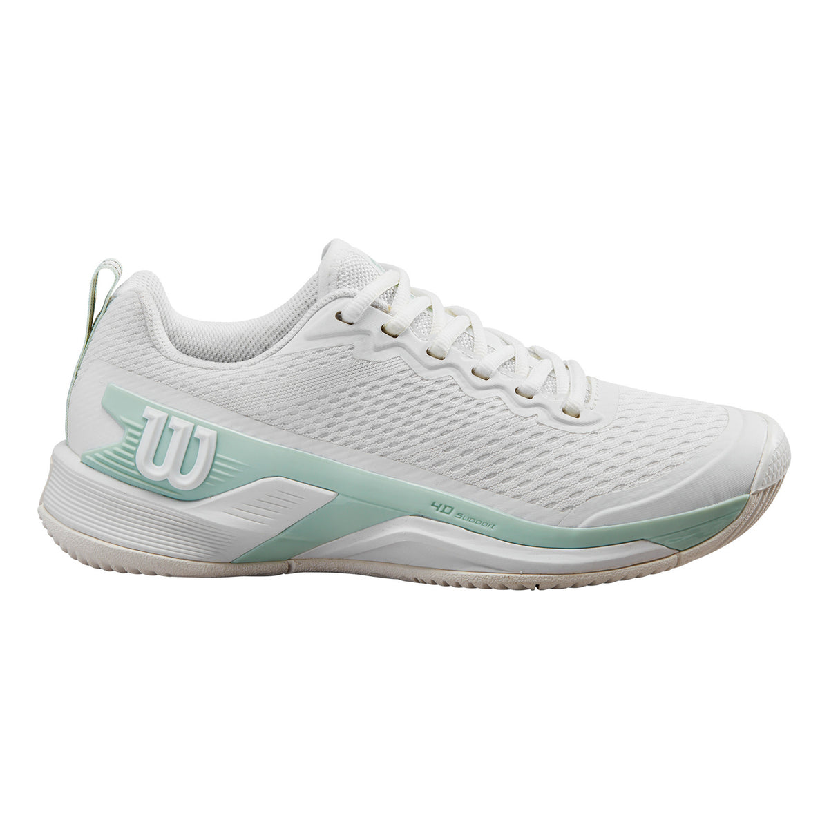 Wilson Rush Pro 4.5 All court shoe Women - white, light blue