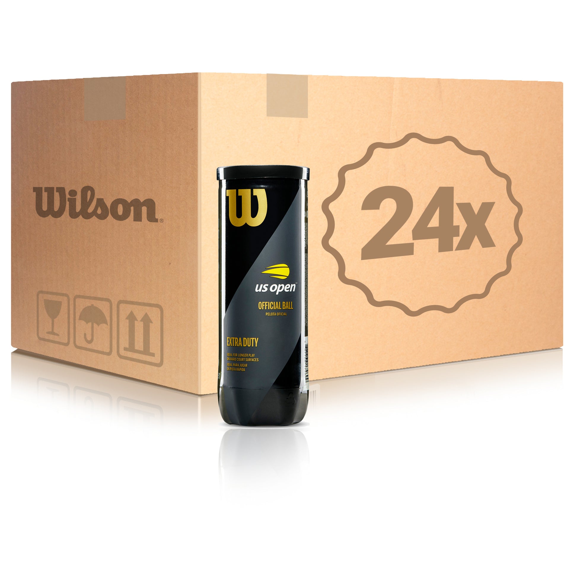Wilson 24x 3 Ball Tube US Open in a box