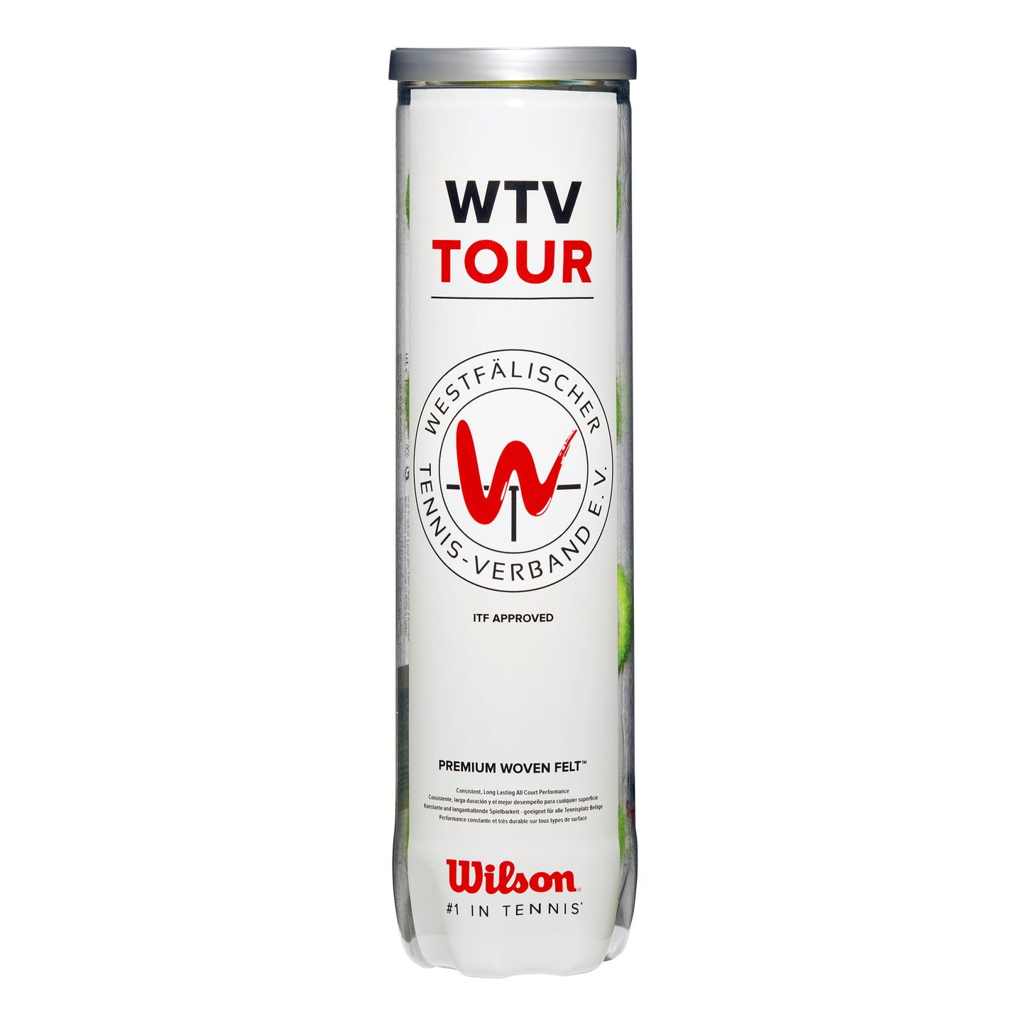 Wilson WTV Tour 4 Ball Tube