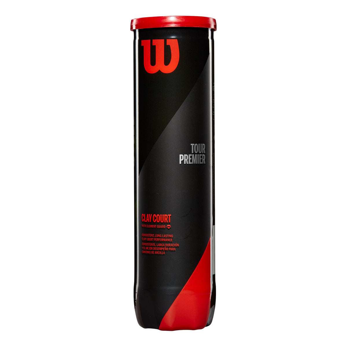 Wilson Tour Premier Clay 4 Ball Tube