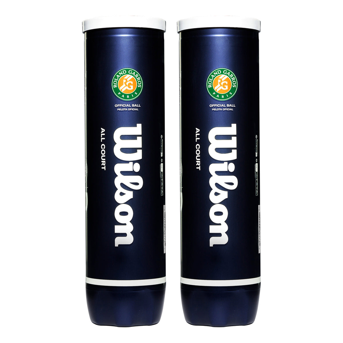 Wilson Roland Garros All Court 2x 4 Ball Tube
