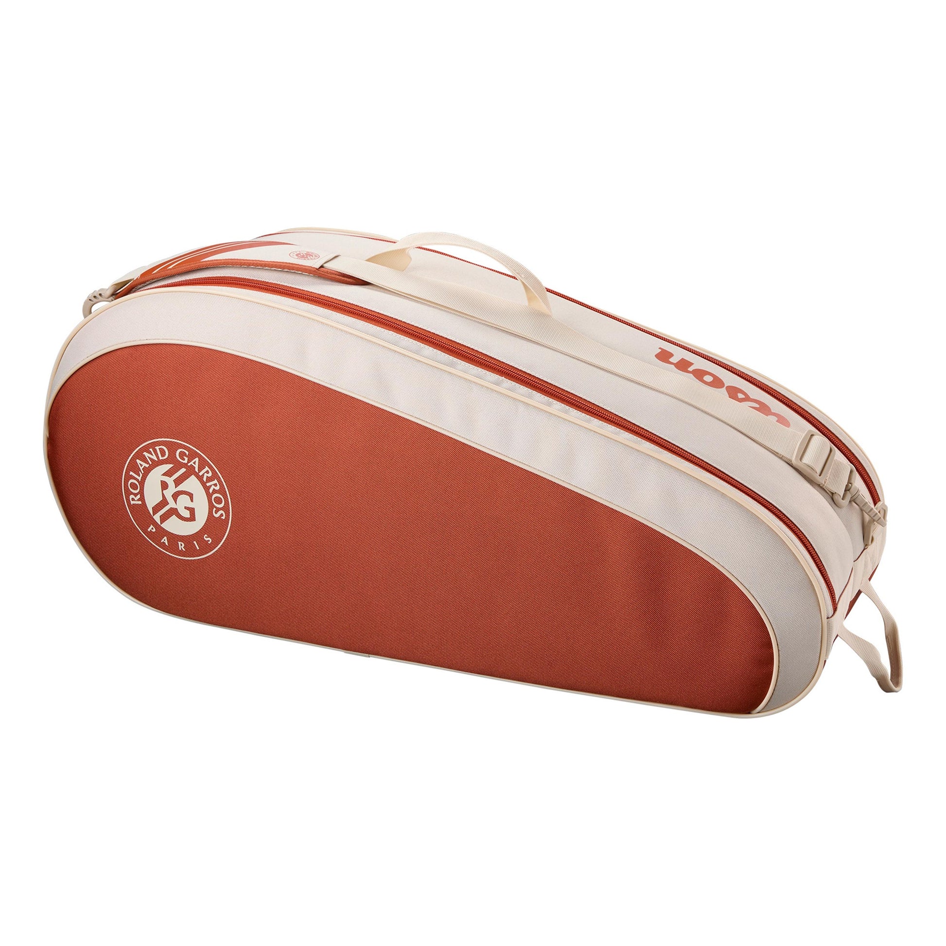 Wilson Tour Team Roland Garros Racket Bag 6 Pack-Cream