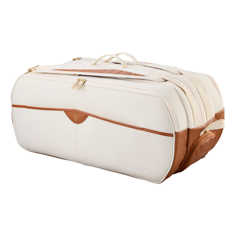 Wilson Tour RF Lawn Tournament Racket bag 12 Pack - cream
