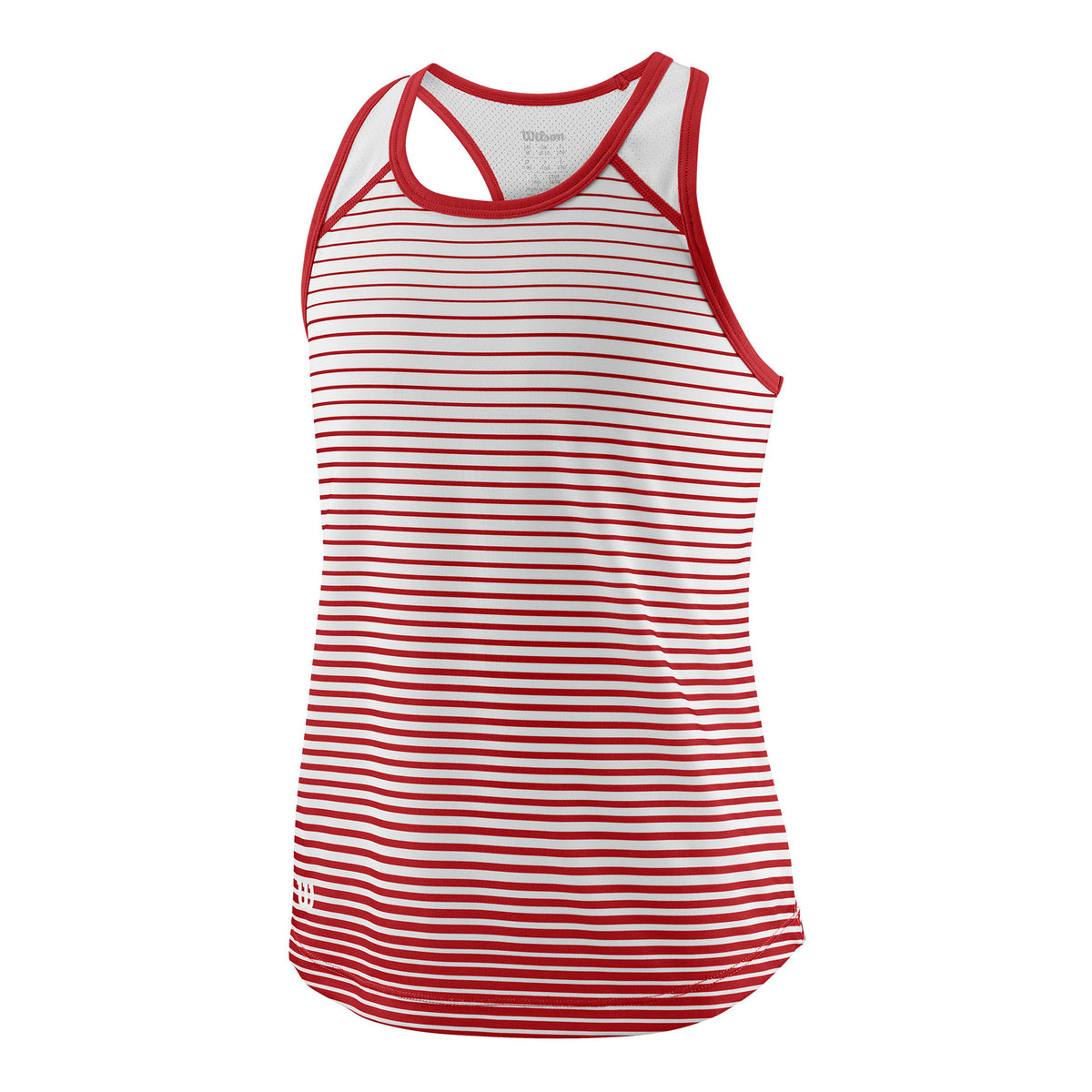 Wilson Striped Tank top Girls - red, white