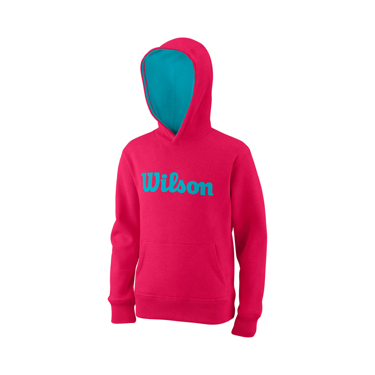 Wilson Script Hoody Kids - pink, turquoise