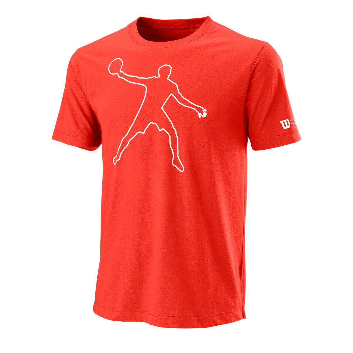 Wilson Bela Tech II T-Shirt Men - orange, white