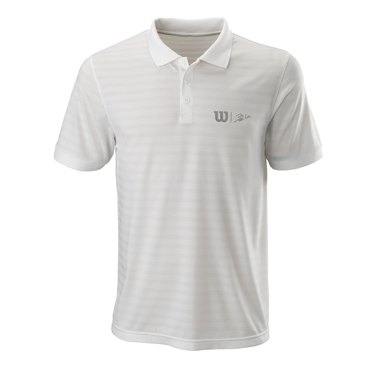 Wilson Bela Stripe II Polo Men - white,