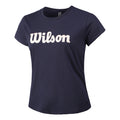 Script Tech T-Shirt Women - blue,