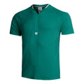 Players Seamless Zip Henley 2.0 T-Shirt Men-Green