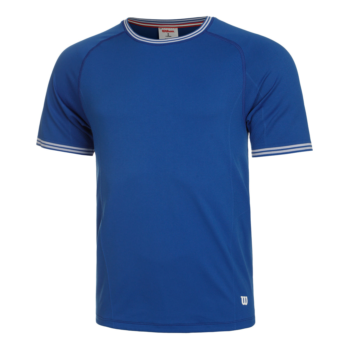 Wilson Court Performance Crew T-Shirt Men - blue,