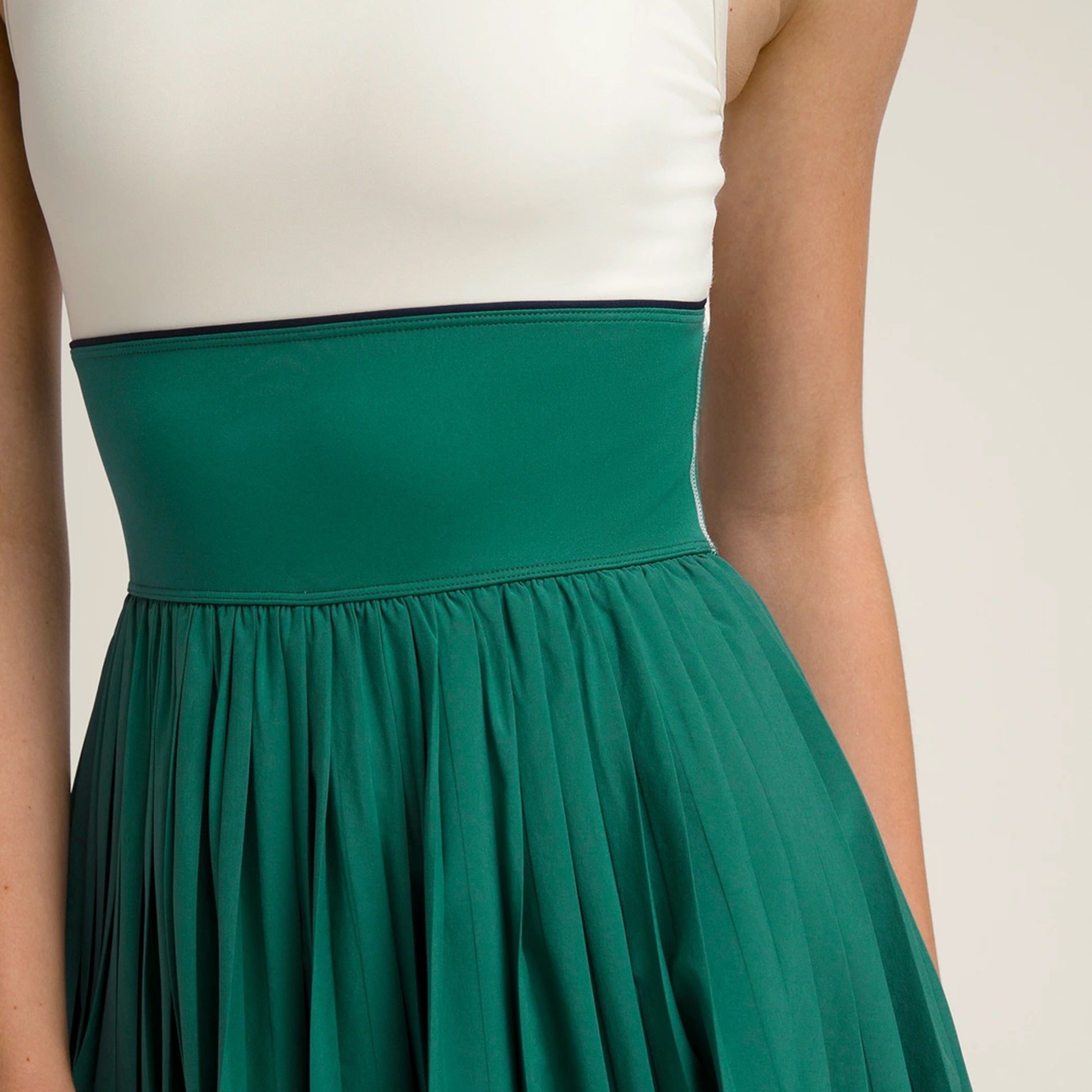 Sportif Dress Women-Green,Cream | Tennis-Point Sportif Dress Women-Green,Cream | Tennis-Point