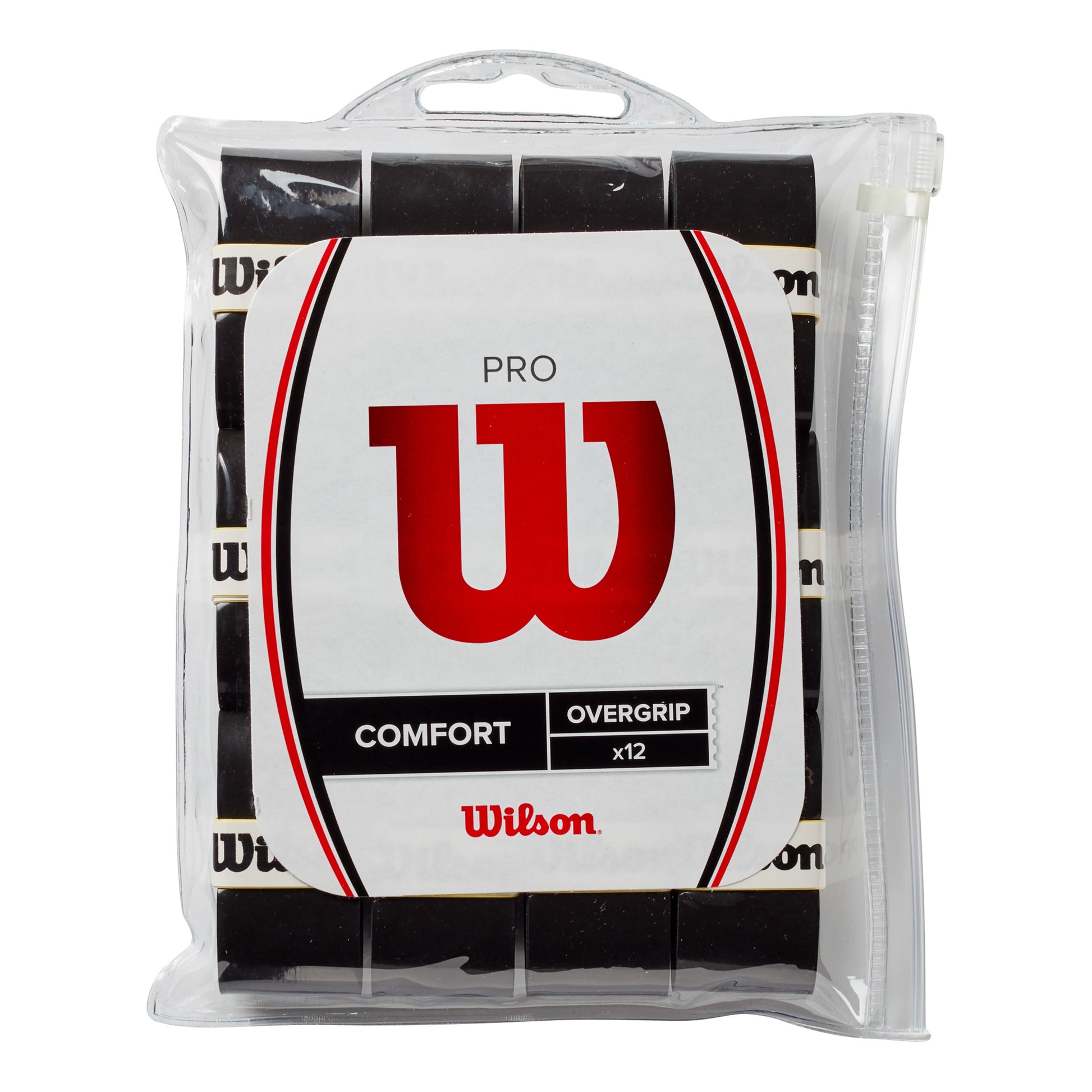 Wilson Pro Overgrip 12 Pack-Black