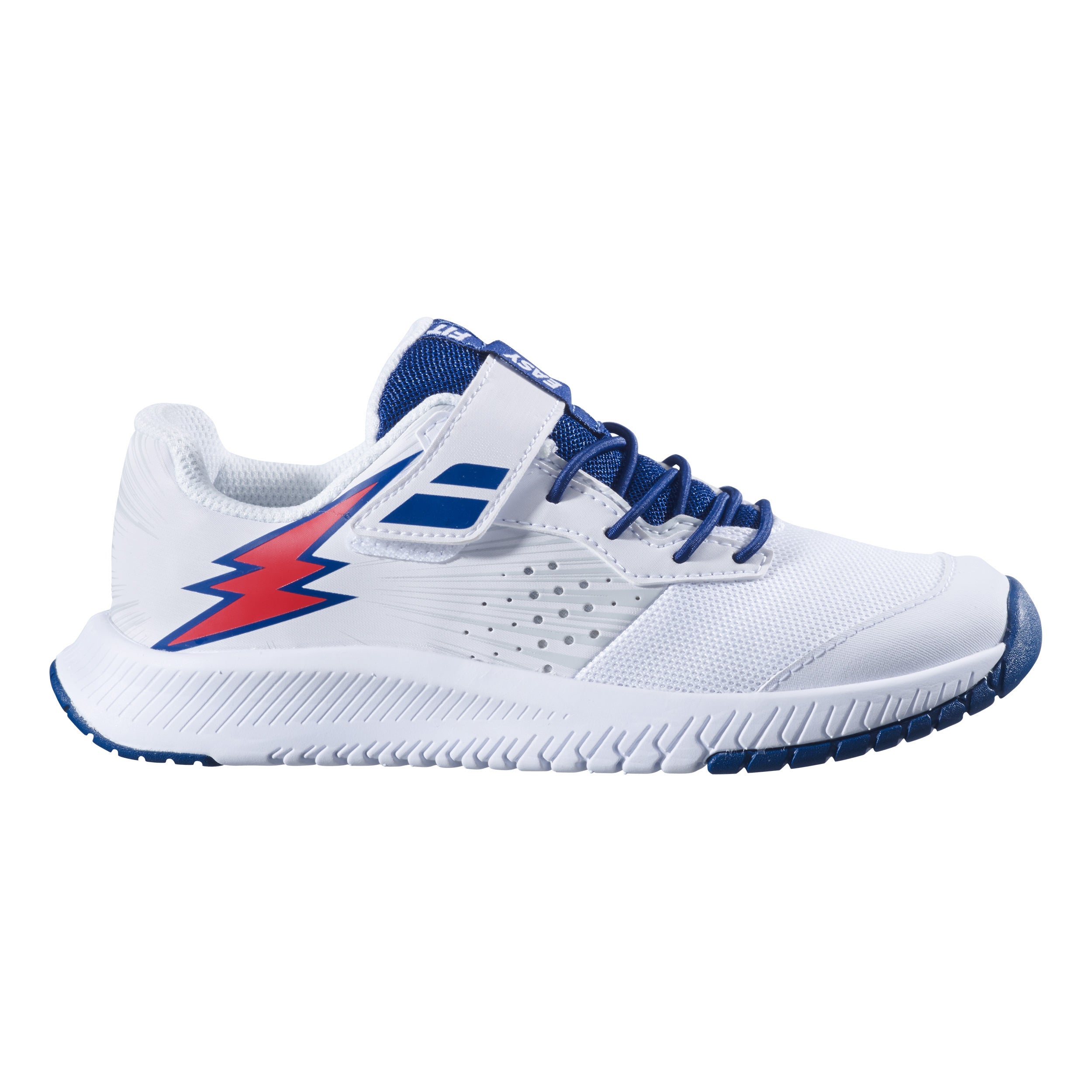 Pulsion All court shoe Kids - white, blue | Tennis-Point