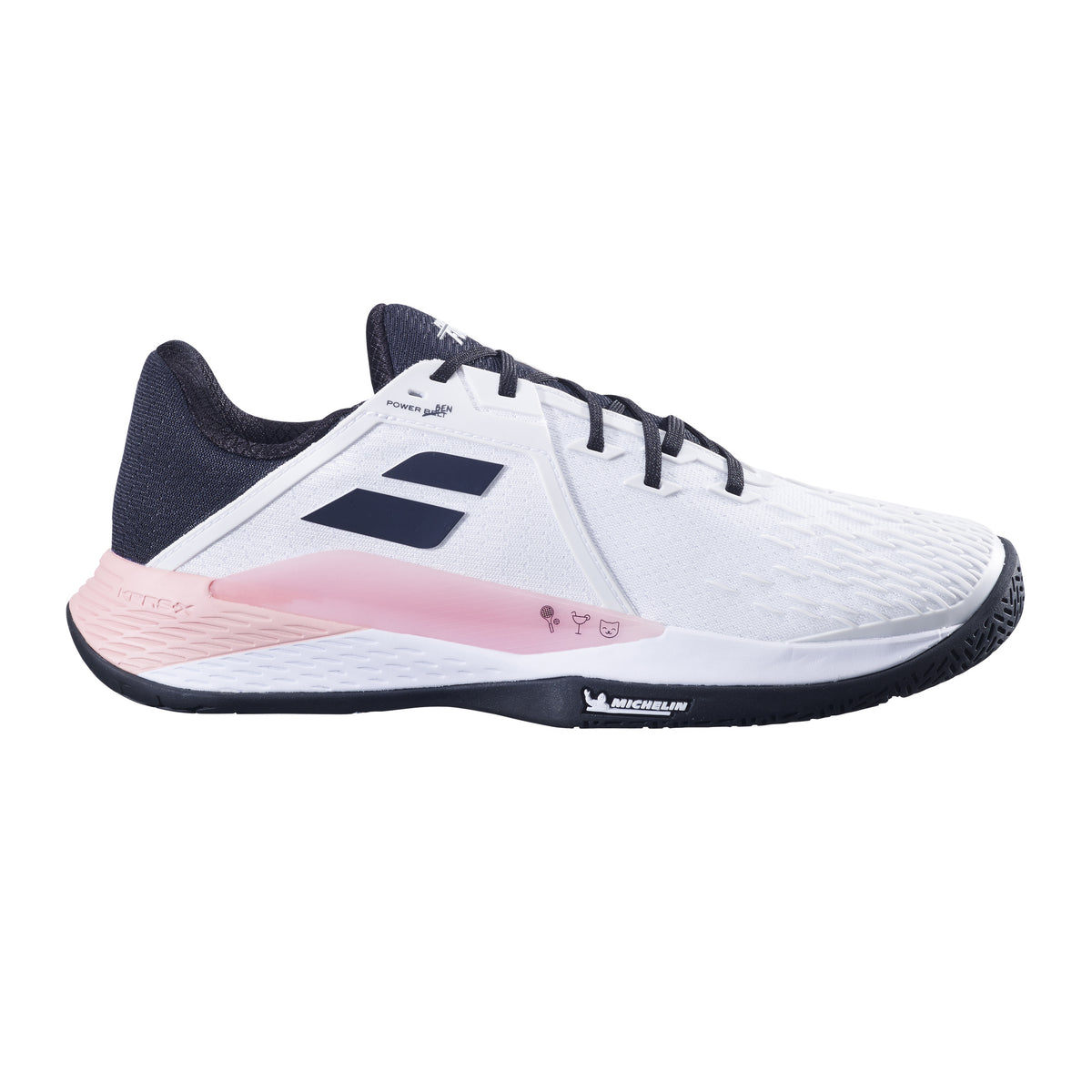 Babolat Benoit Paire Limited Edition All court shoe Men - white, pink
