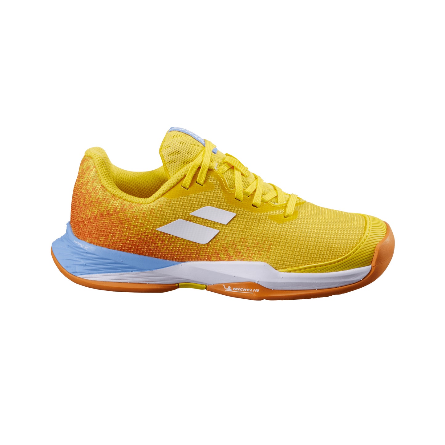 Babolat Jet Mach 3 All court shoe Kids - yellow, white