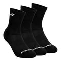 Tennis socks 3 Pack Unisex - black, white