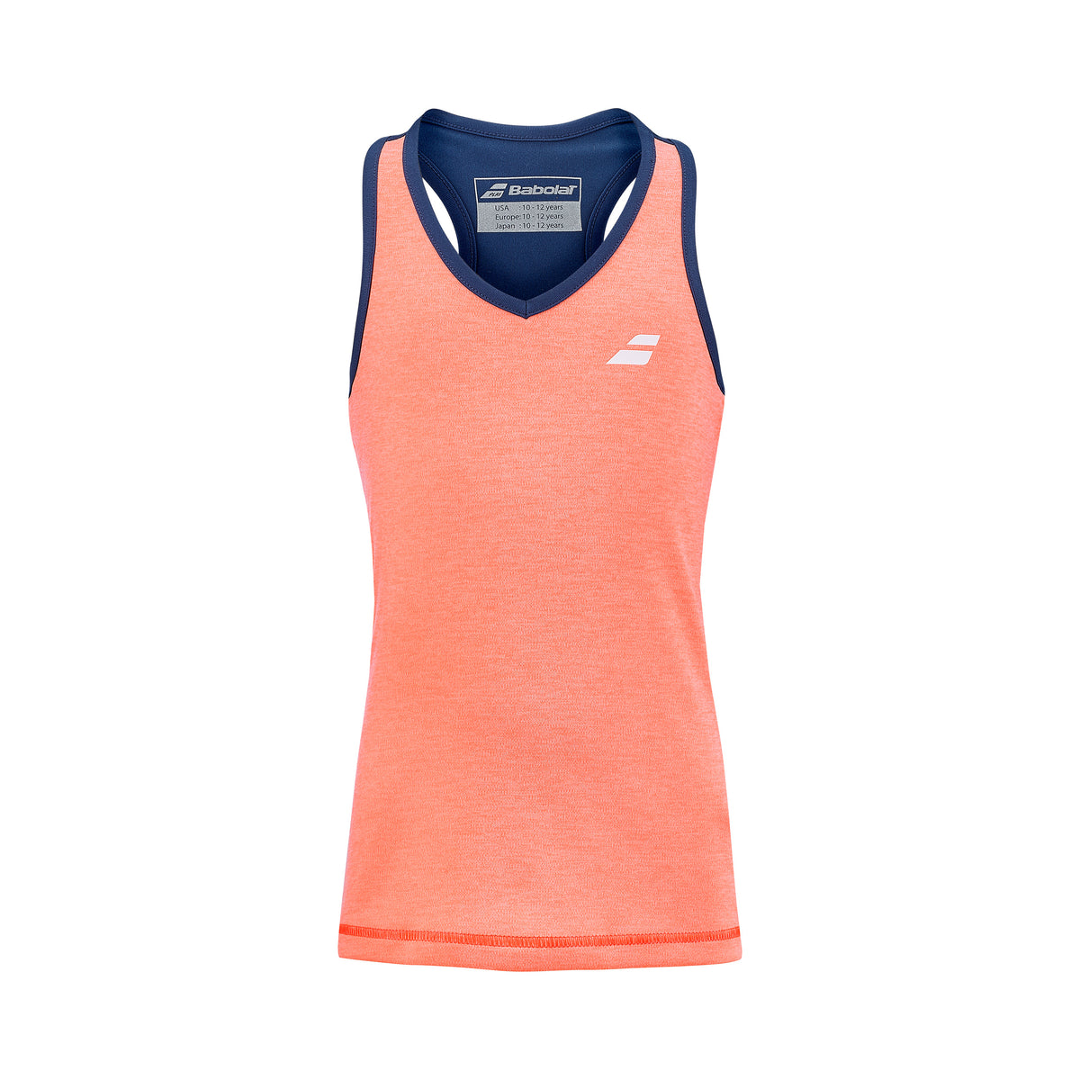 Babolat Play Tank top Girls - coral, blue