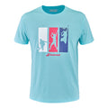 Cotton T-Shirt Men - light blue, multicoloured