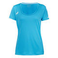 Play Cap Sleeve T-Shirt Women-Turquoise