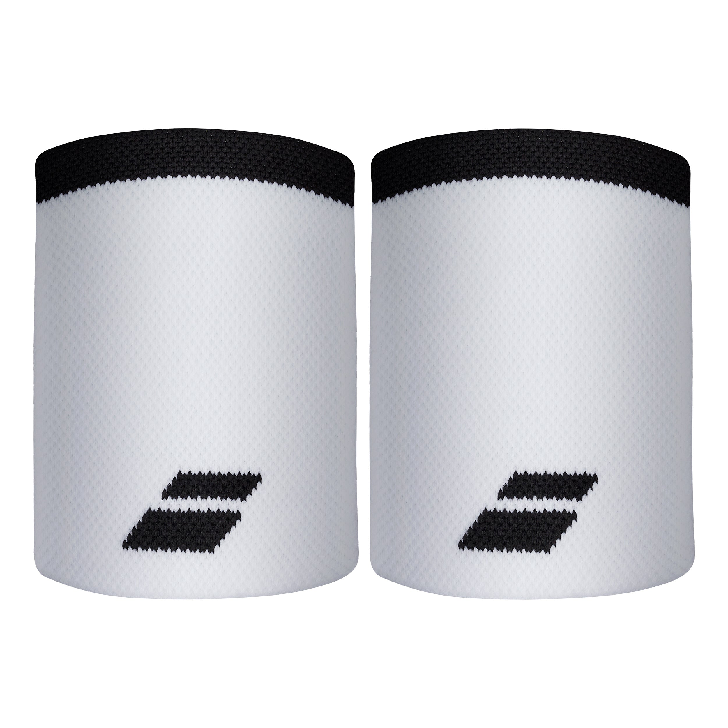 Babolat Logo Wristband long - white, black