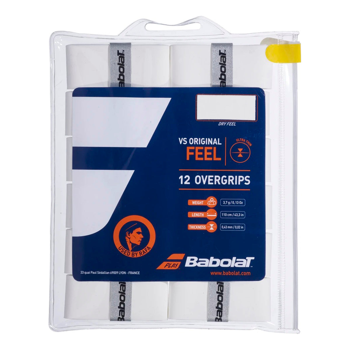 Babolat VS Grip Original 12 Pack - white