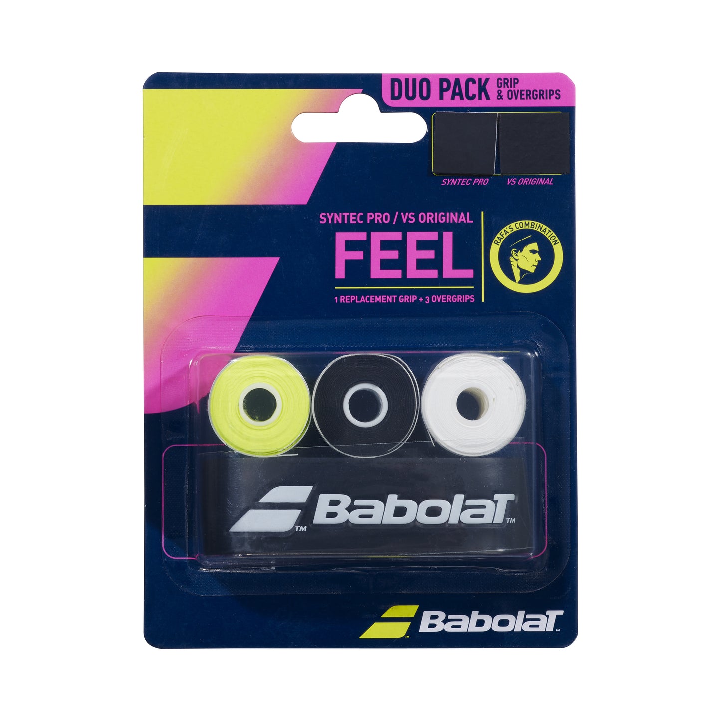 Babolat Syntec Pro X1 + VS Orig X3 4 Pack-Multicoloured
