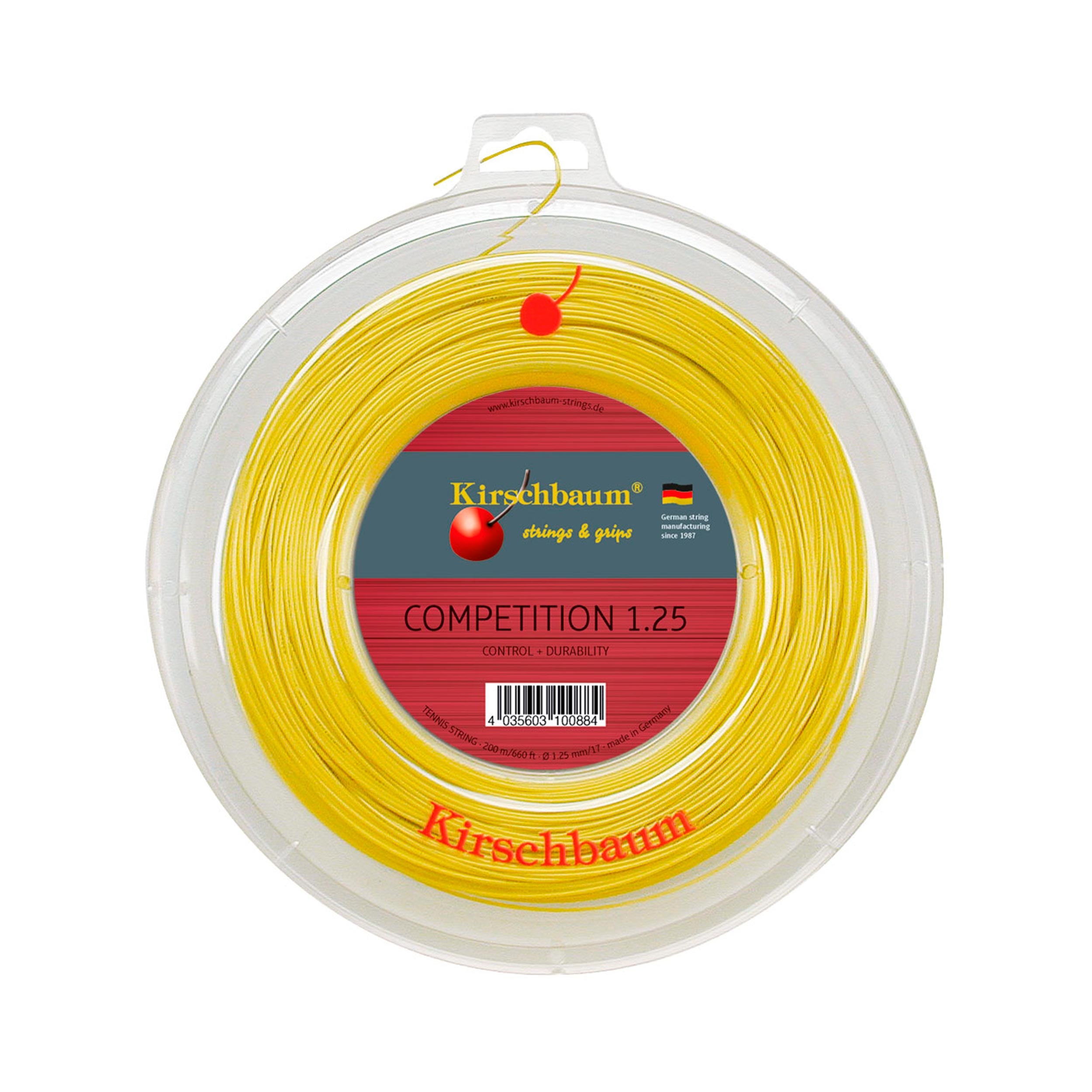 Kirschbaum Competition String Reel 200m-Yellow