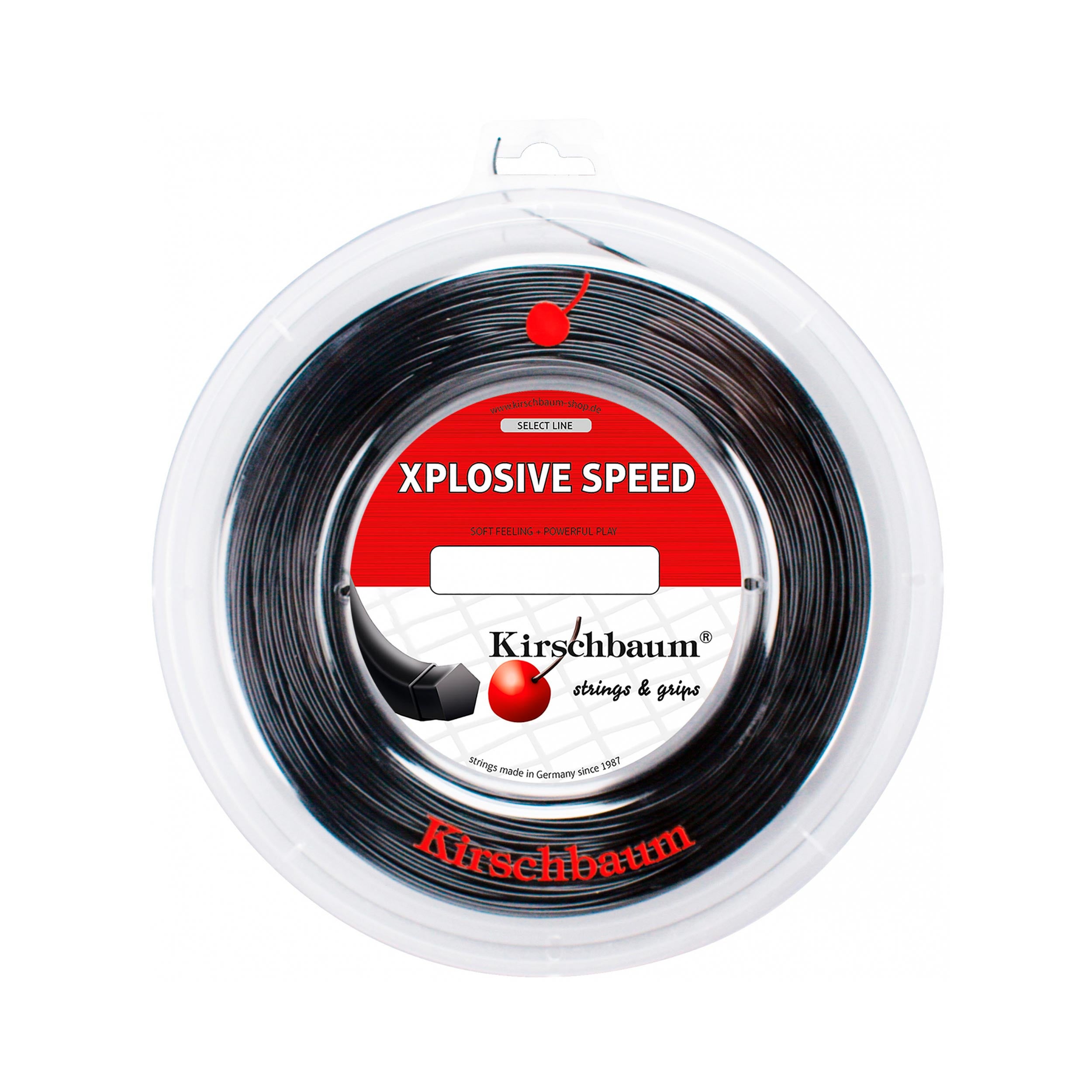 Kirschbaum Xplosive Speed String Reel 200m-Black