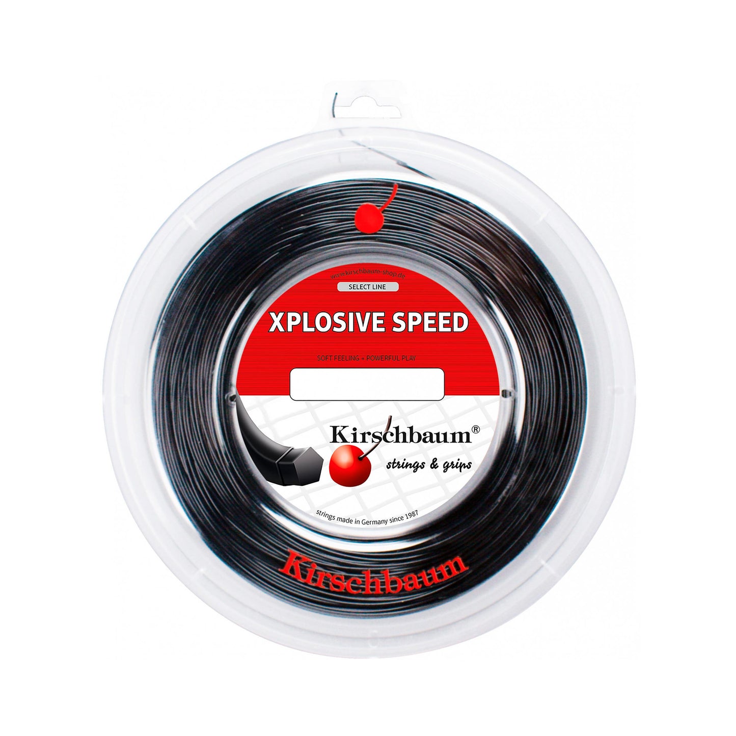 Kirschbaum Xplosive Speed String Reel 200m-Black