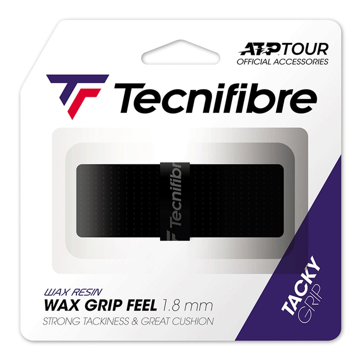 Tecnifibre Wax Feel Grip 1 Pack-black